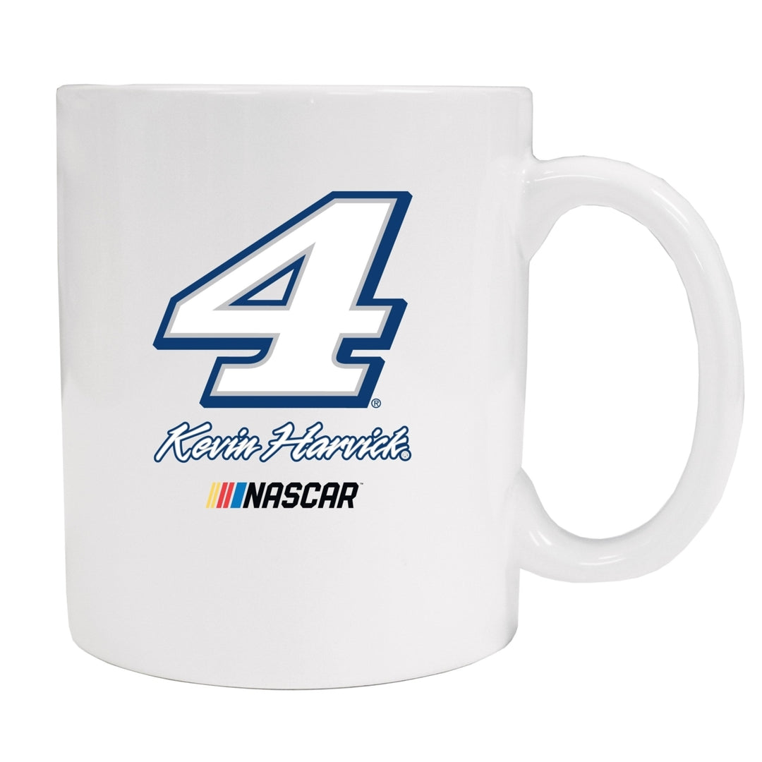 Kevin Harvick 4 White Mug for 2020 (White). Image 1