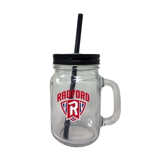 Radford University Mason Jar Glass Image 1