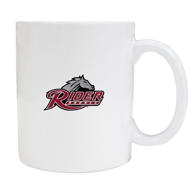 Rider University Broncs White Ceramic NCAA Fan Mug 2-Pack (White) Image 1