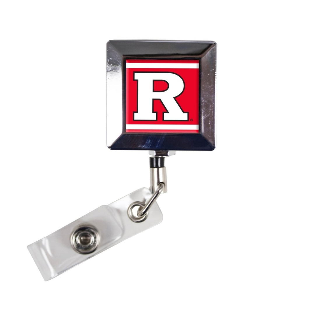 Rutgers Scarlet Knights 2-Pack Retractable Badge Holder Image 1