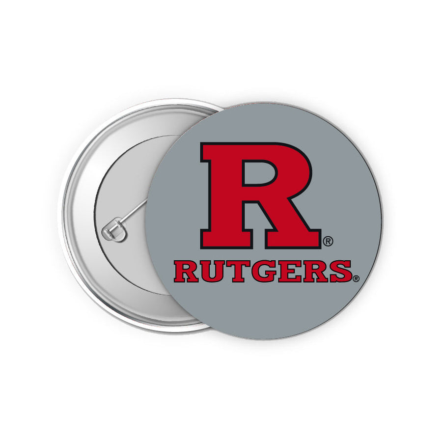 Rutgers Scarlet Knights 2-Inch Button Pins (4-Pack)  Show Your School Spirit Image 1