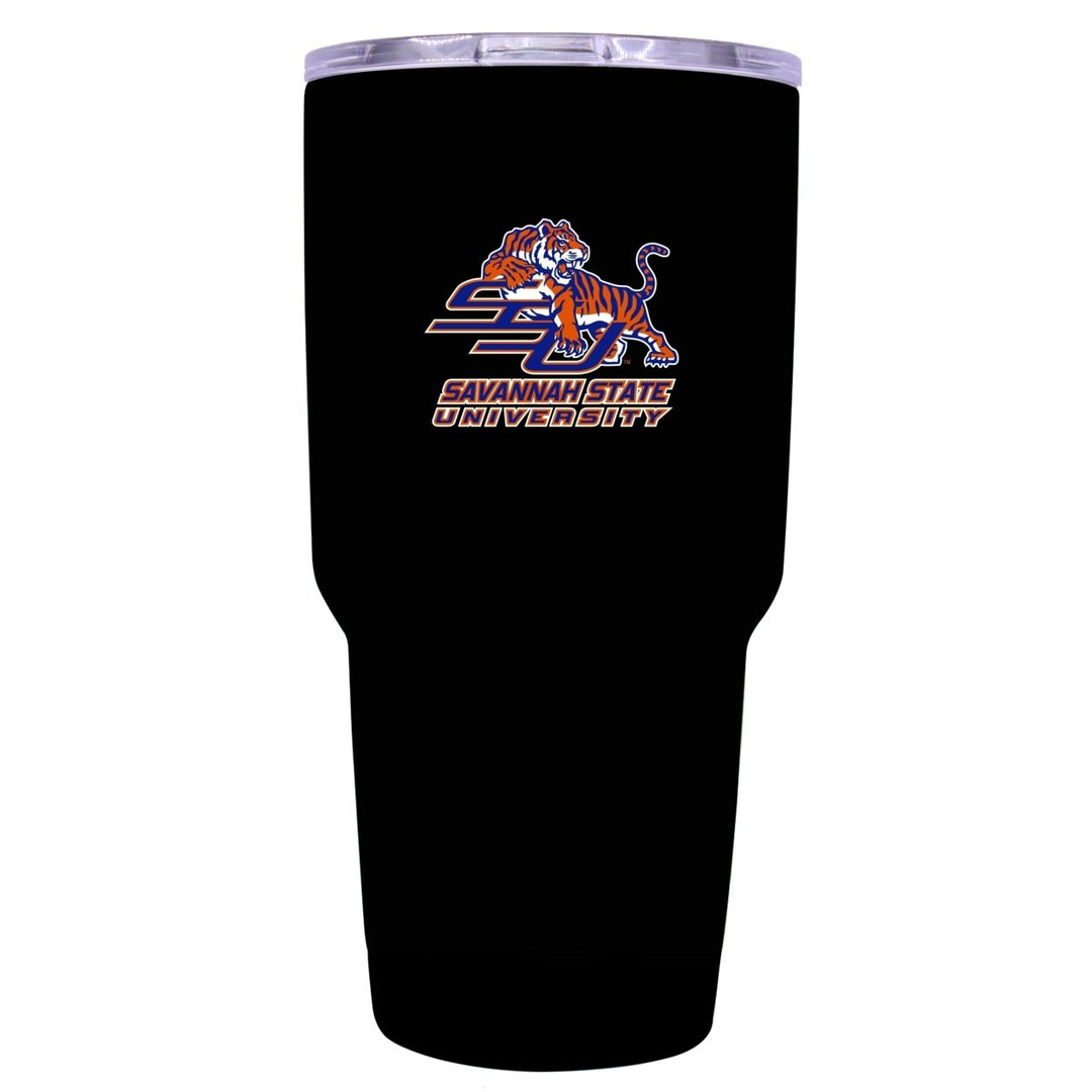 Savannah State University Mascot Logo Tumbler - 24oz Color-Choice Insulated Stainless Steel Mug Image 1