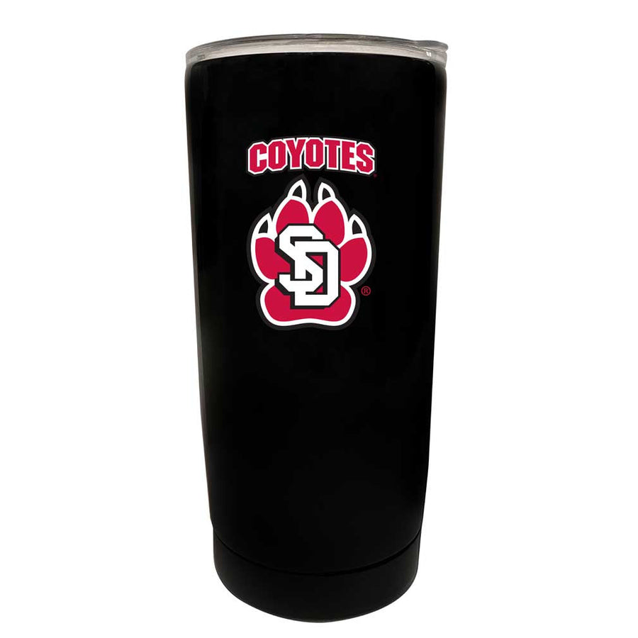 South Dakota Coyotes 16 oz Choose Your Color Insulated Stainless Steel Tumbler Glossy brushed finish Image 1