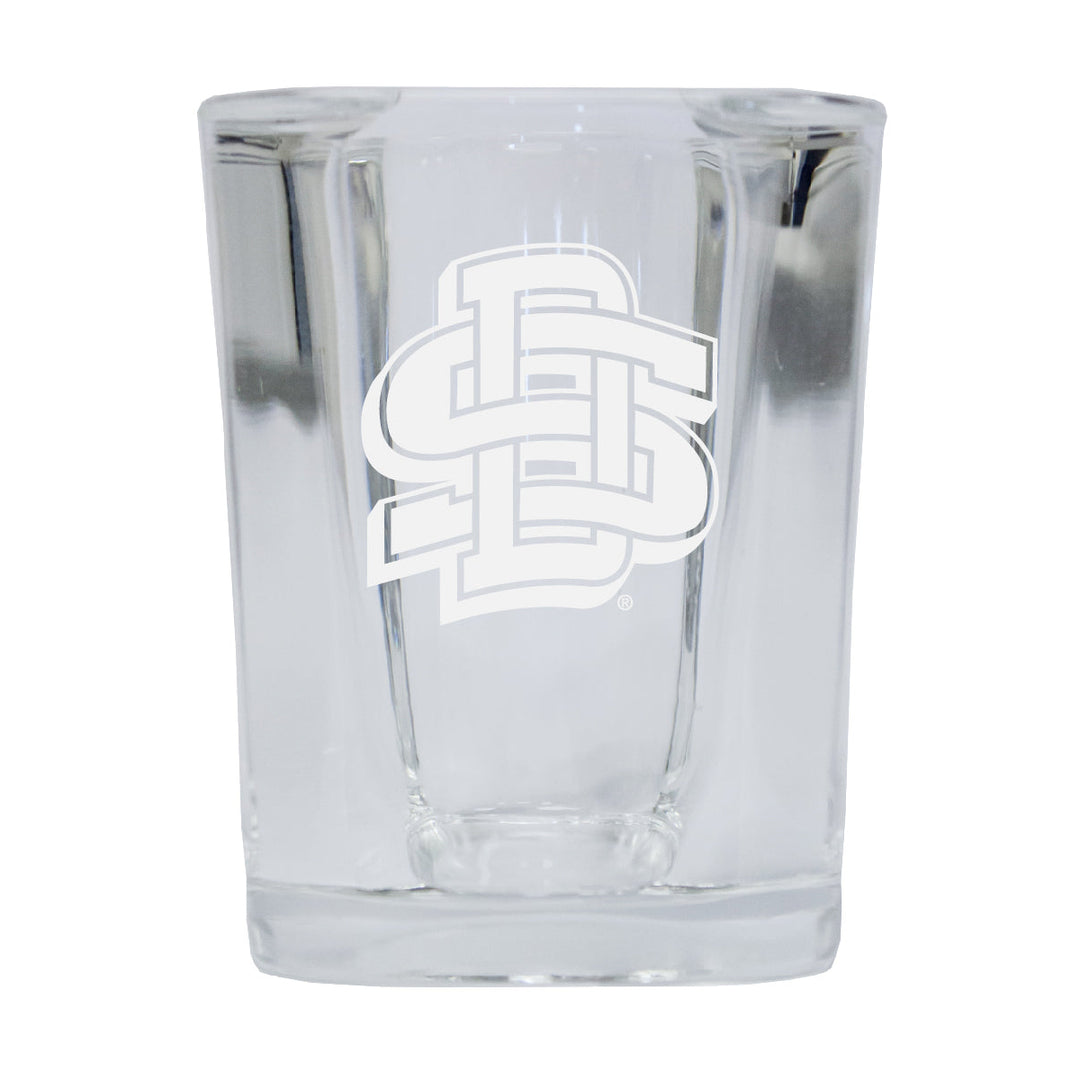 South Dakota State Jackrabbits NCAA Collectors Edition 2oz Square Shot Glass - Laser Etched Logo Image 1