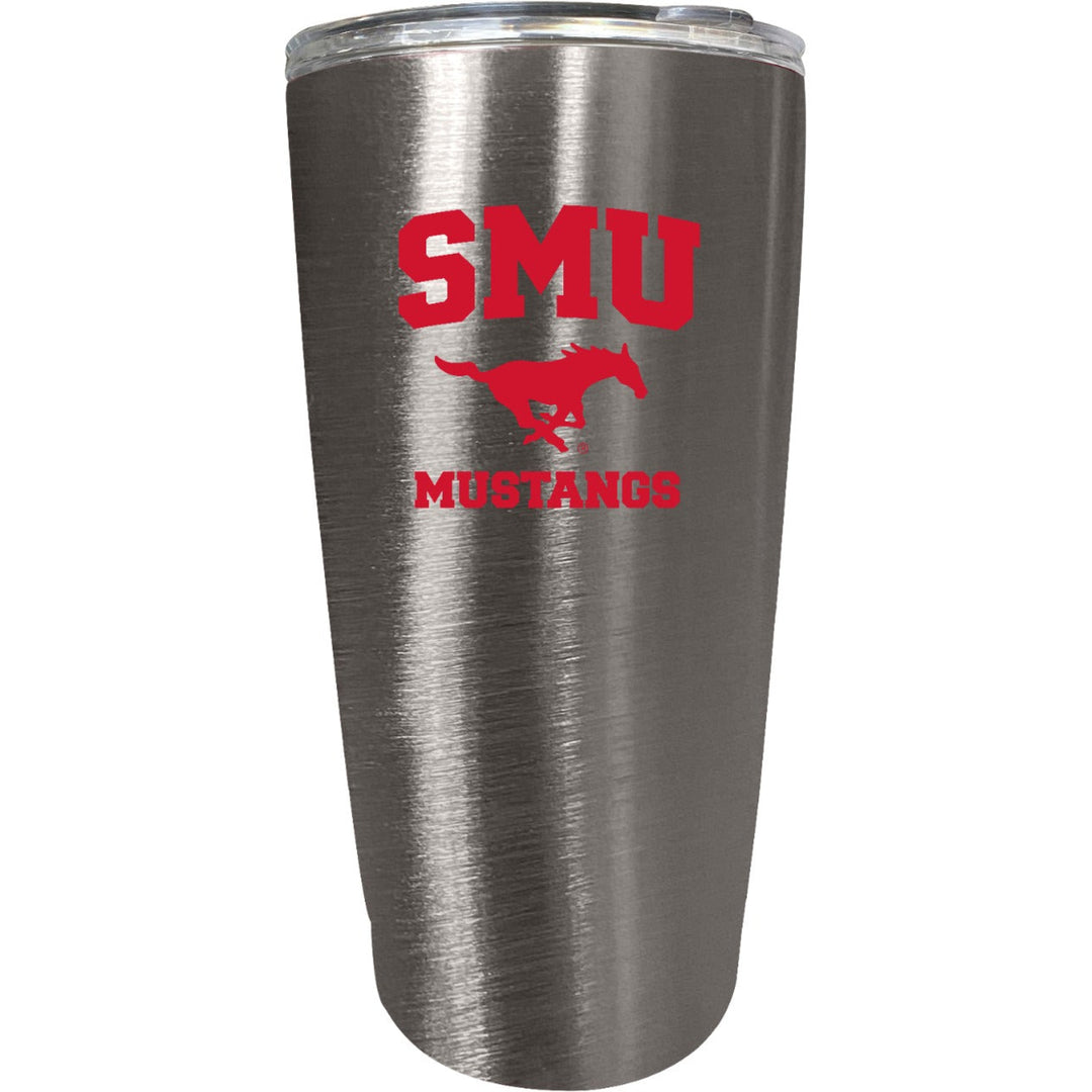 Southern Methodist University 16 oz Insulated Stainless Steel Tumbler colorless Image 1