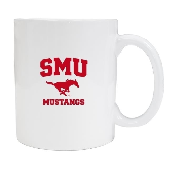 Southern Methodist University White Ceramic NCAA Fan Mug 2-Pack (White) Image 1