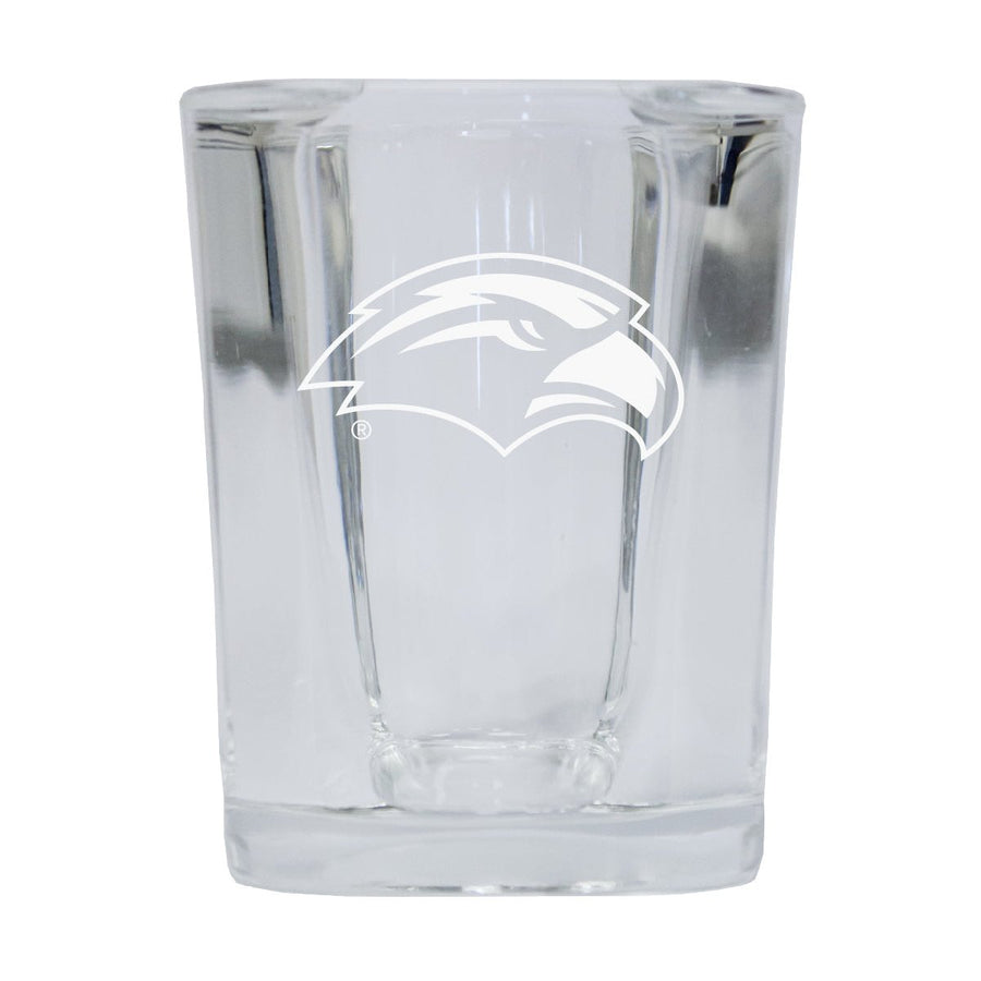 Southern Mississippi Golden Eagles NCAA Collectors Edition 2oz Square Shot Glass - Laser Etched Logo Image 1