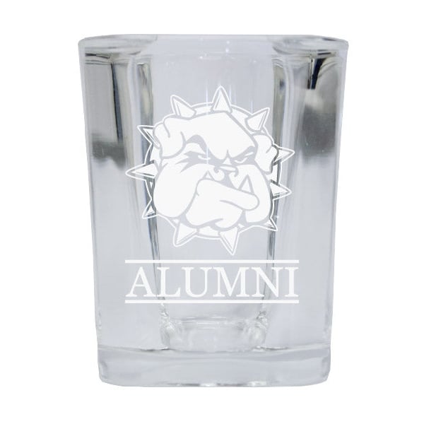 Southwestern Oklahoma State University Alumni Etched Square Shot Glass Image 1