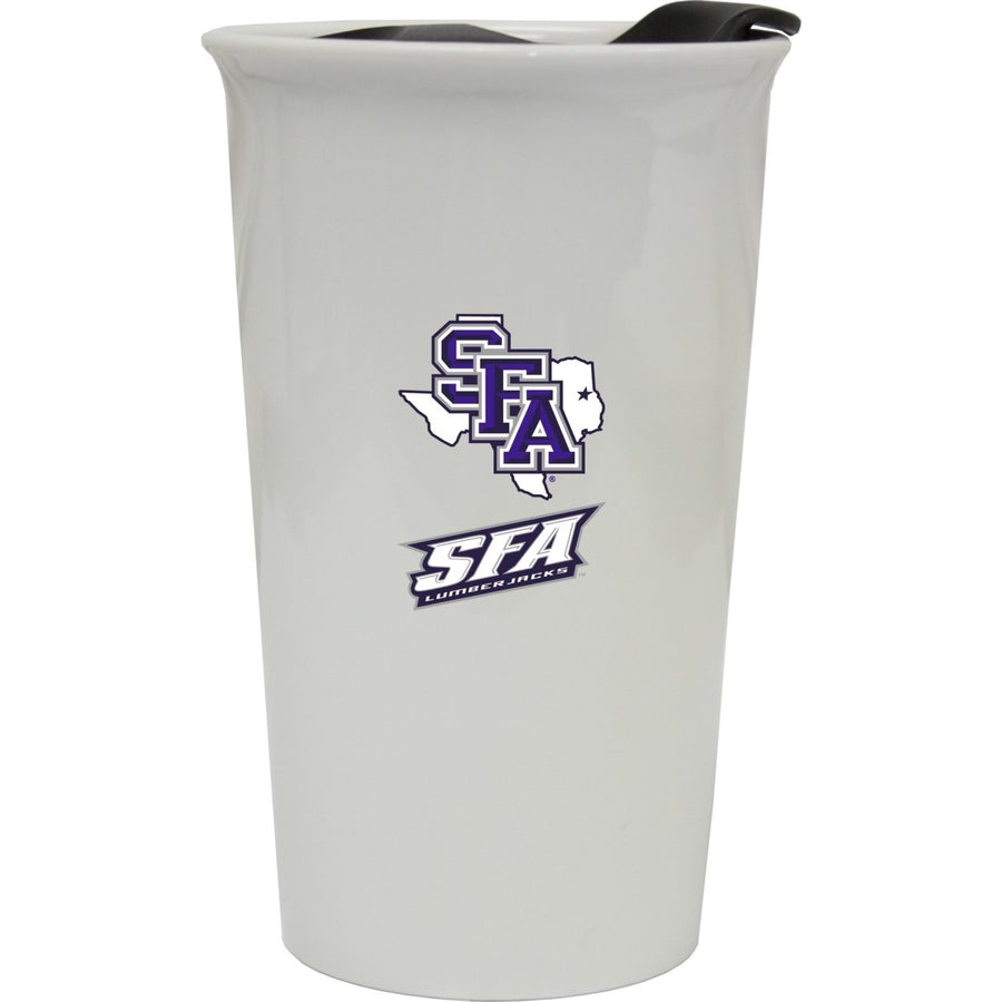 Stephen F. Austin State University Double Walled Ceramic Tumbler Image 1