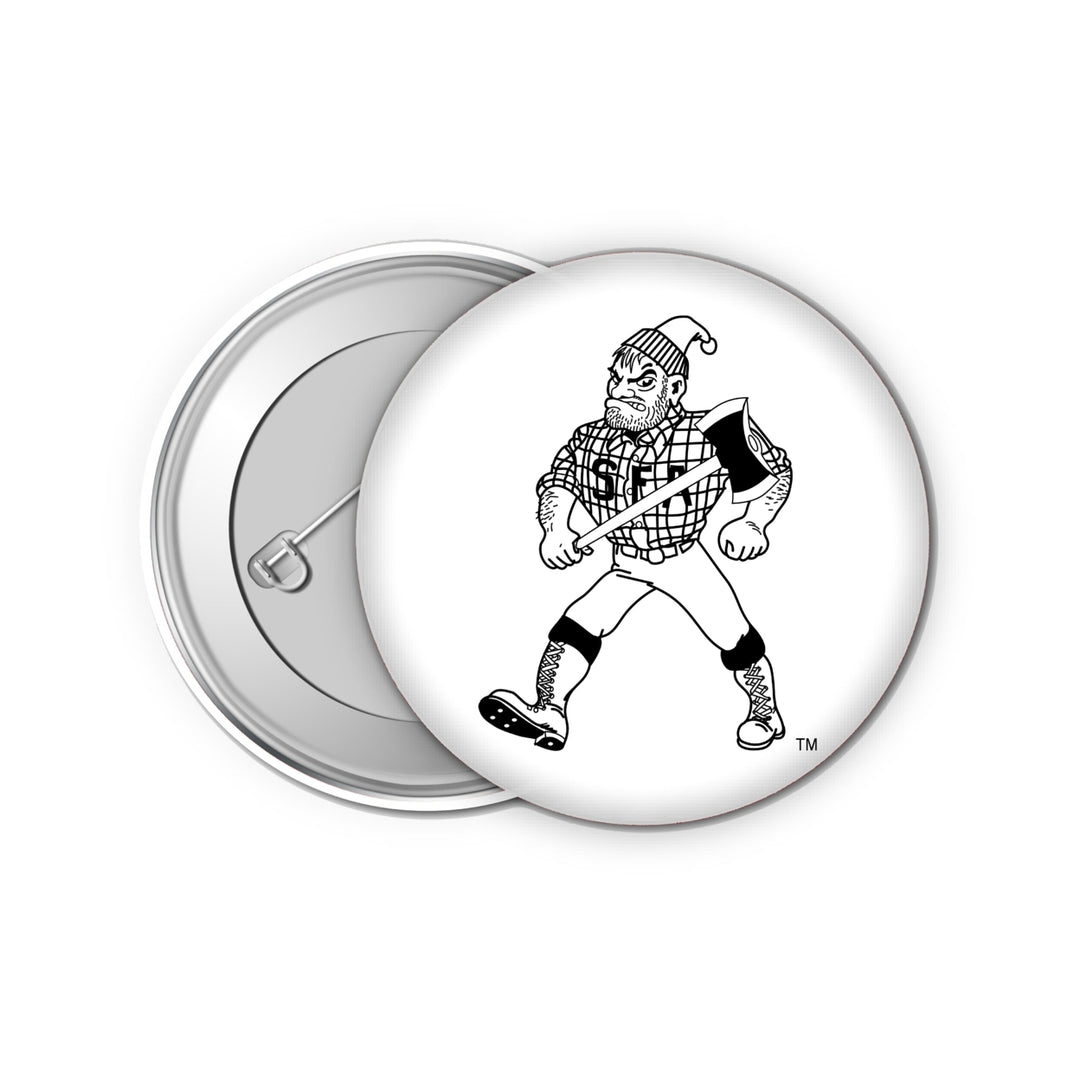 Stephen F. Austin State University 1-Inch Button Pins (4-Pack) Show Your School Spirit Image 1