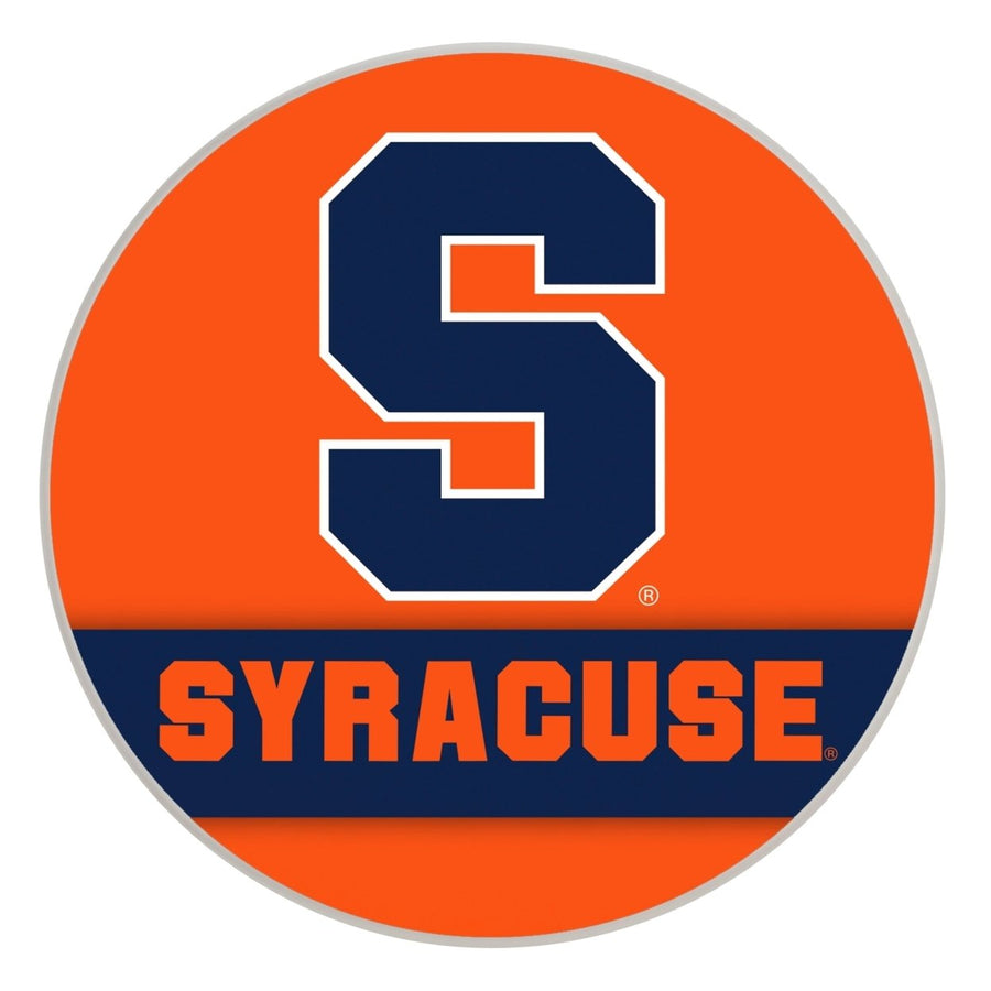 Syracuse Orange Officially Licensed Paper Coasters (4-Pack) - VibrantFurniture-Safe Design Image 1
