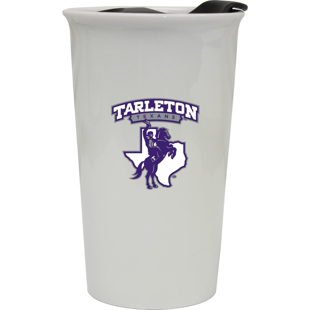 Tarleton State University Double Walled Ceramic Tumbler Image 1