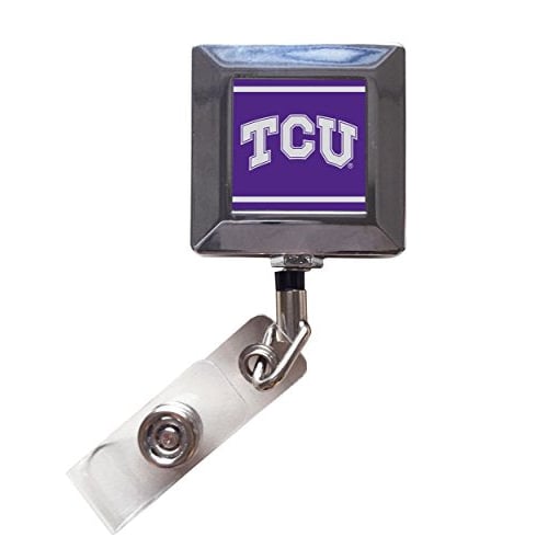 TCU Horned Frogs 2-Pack Retractable Badge Holder Image 1