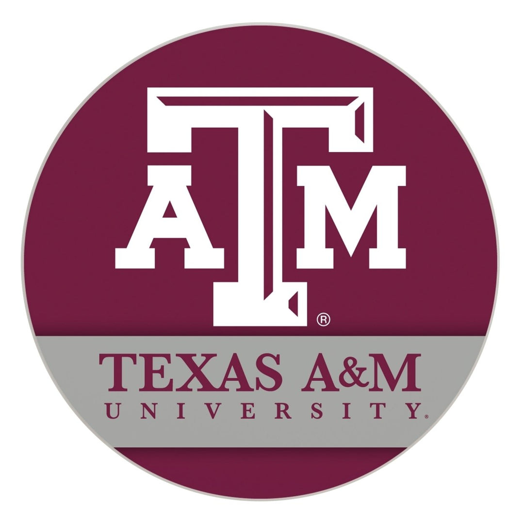 Texas AandM Aggies Officially Licensed Paper Coasters (4-Pack) - VibrantFurniture-Safe Design Image 1