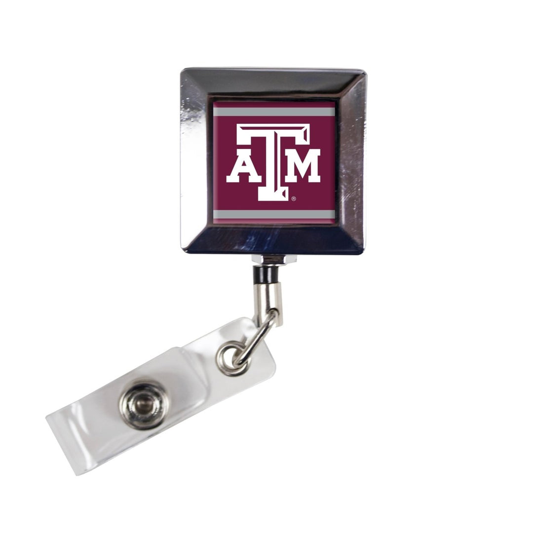 Texas AandM Aggies 2-Pack Retractable Badge Holder Image 1