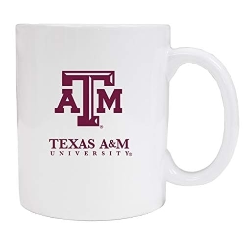 Texas AandM Aggies White Ceramic Coffee NCAA Fan Mug (White) Image 1