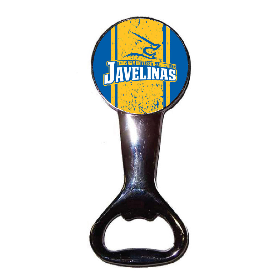 Texas AandM Kingsville Javelinas Officially Licensed Magnetic Metal Bottle Opener - Tailgate and Kitchen Essential Image 1