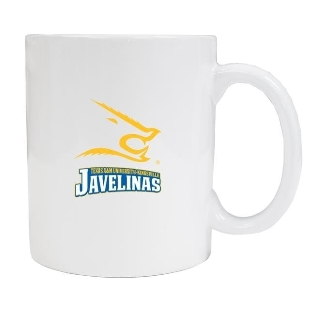 Texas AandM Kingsville Javelinas White Ceramic NCAA Fan Mug 2-Pack (White) Image 1