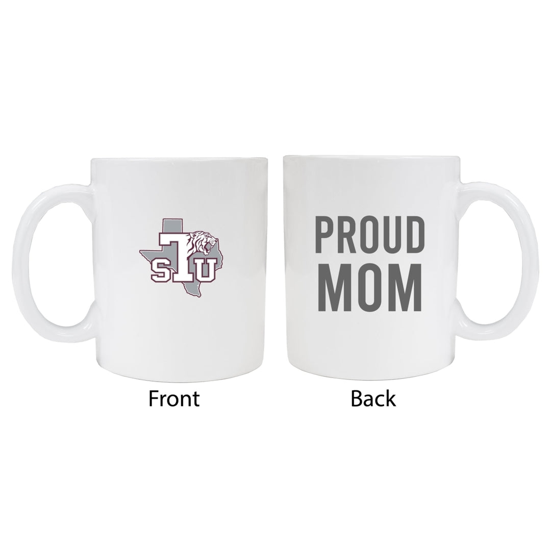 Texas Southern University Proud Mom Ceramic Coffee Mug - White Image 1