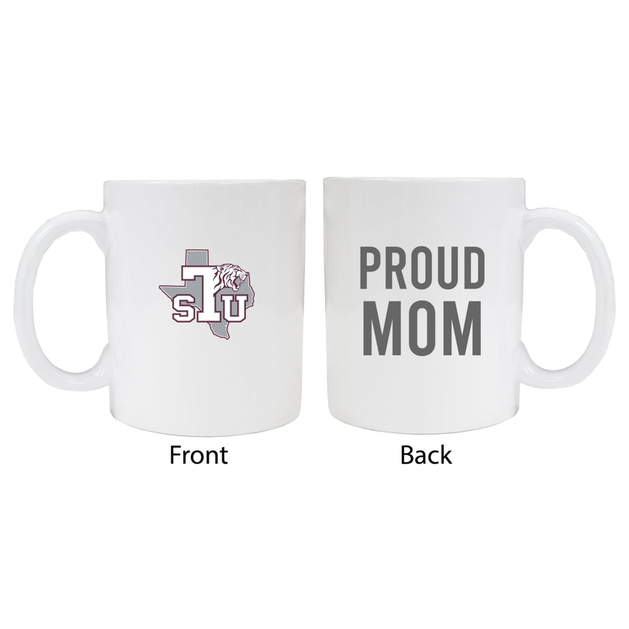 Texas Southern University Proud Mom Ceramic Coffee Mug - White (2 Pack) Image 1