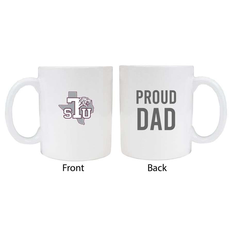 Texas Southern University Proud Dad Ceramic Coffee Mug - White Image 1