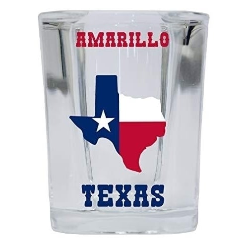 Texas Square Shot Glass 4 Pack Image 1