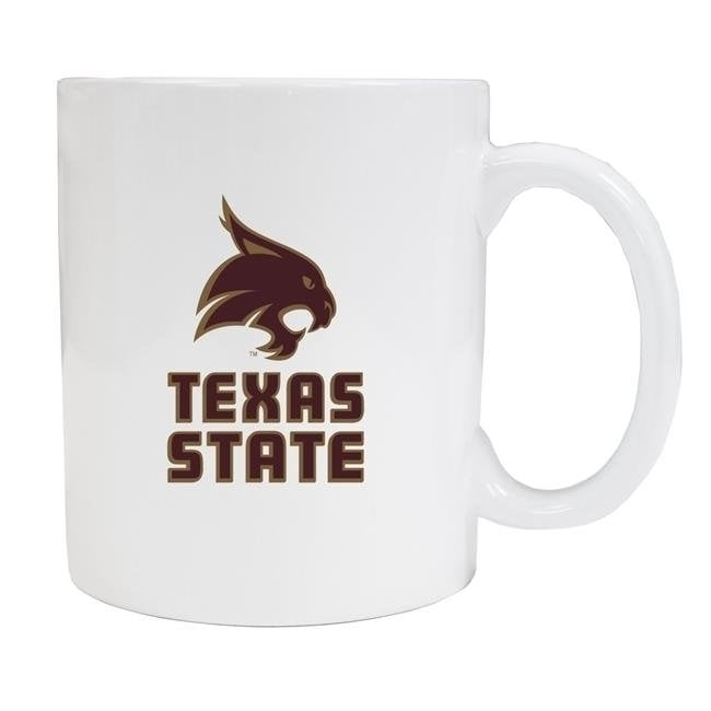 Texas State Bobcats White Ceramic NCAA Fan Mug 2-Pack (White) Image 1