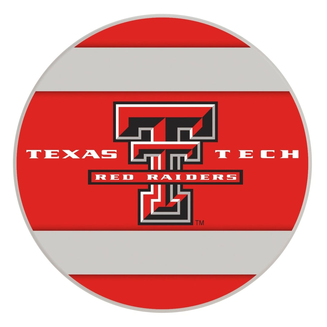 Texas Tech Red Raiders Officially Licensed Paper Coasters (4-Pack) - Vibrant Furniture-Safe Design Image 1