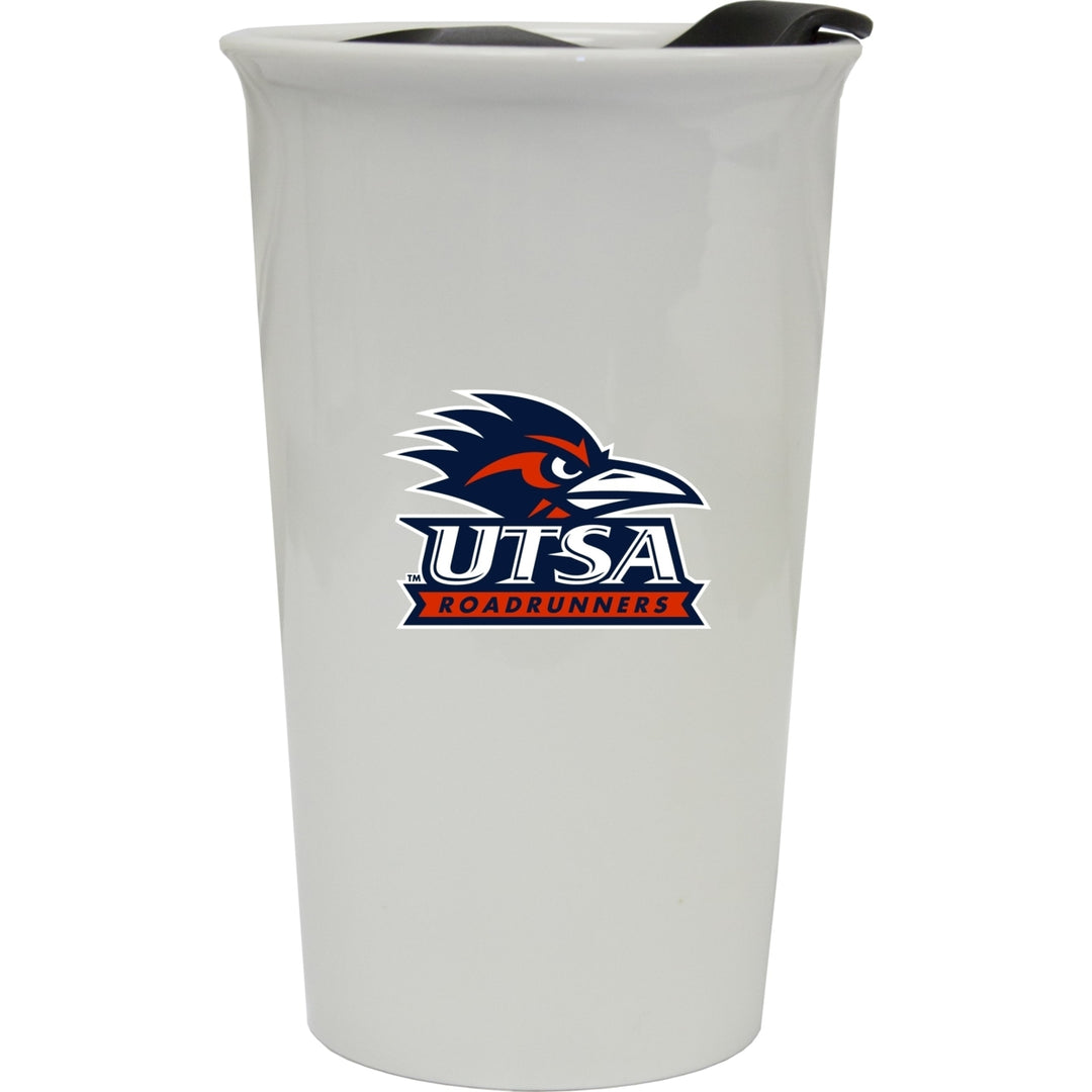 The University of Texas at San Antonio Double Walled Ceramic Tumbler Image 1