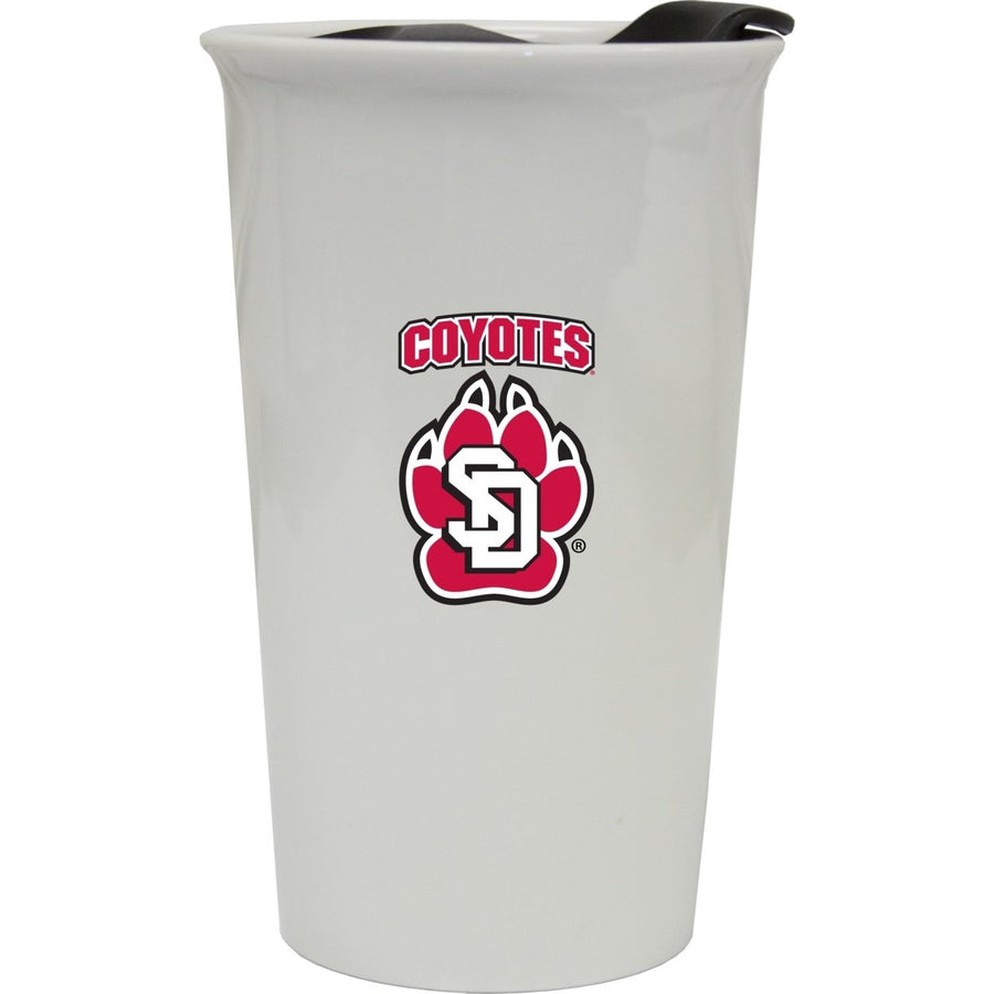 The University of South Dakota Double Walled Ceramic Tumbler Image 1