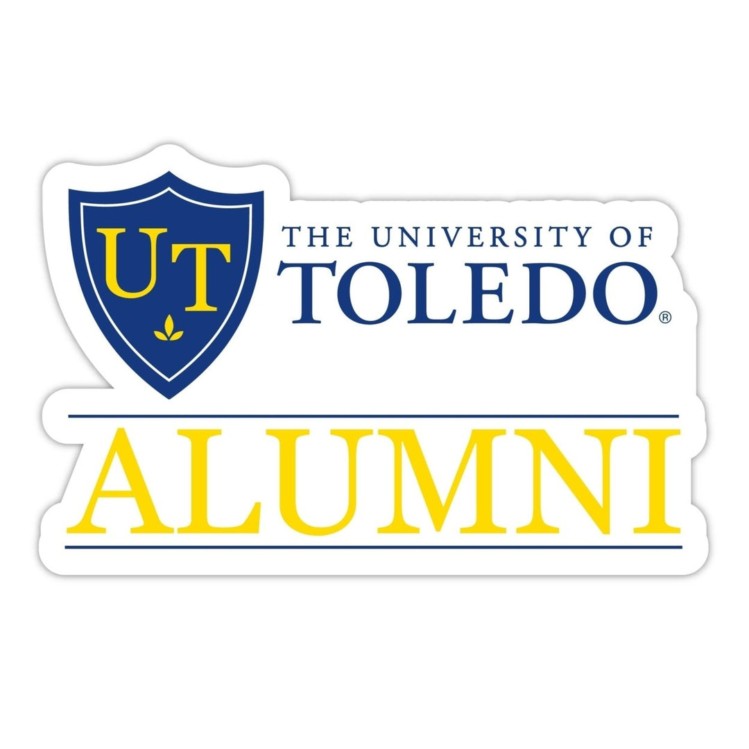 Toledo Rockets 4-Inch Alumni NCAA Vinyl Sticker - Durable School Spirit Decal Image 1