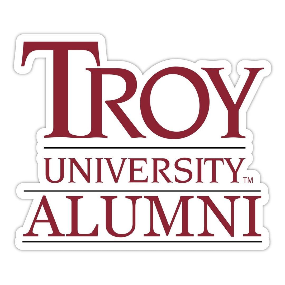 Troy University 4-Inch Alumni NCAA Vinyl Sticker - Durable School Spirit Decal Image 1