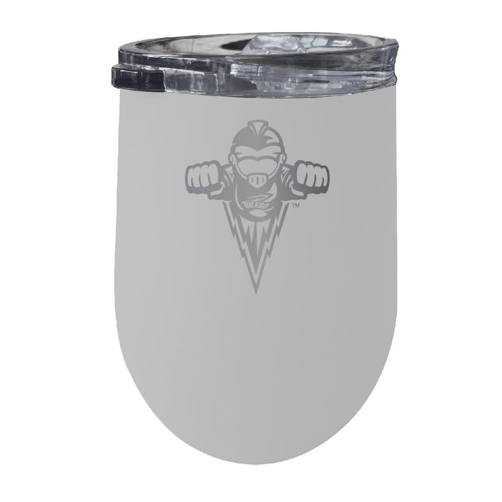 Toledo Rockets NCAA Laser-Etched Wine Tumbler - 12oz Stainless Steel Insulated Cup Image 1