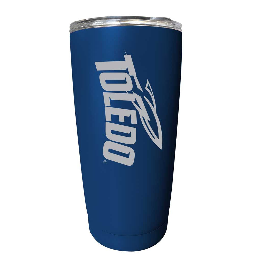 Toledo Rockets NCAA Laser-Engraved Tumbler - 16oz Stainless Steel Insulated Mug Choose Your Color Image 1