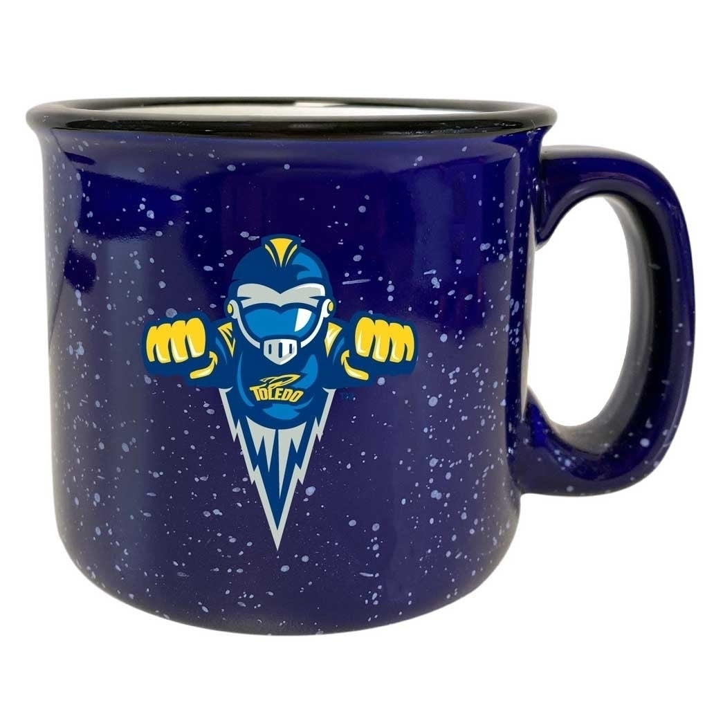 Toledo Rockets Speckled Ceramic Camper Coffee Mug - Choose Your Color Image 1