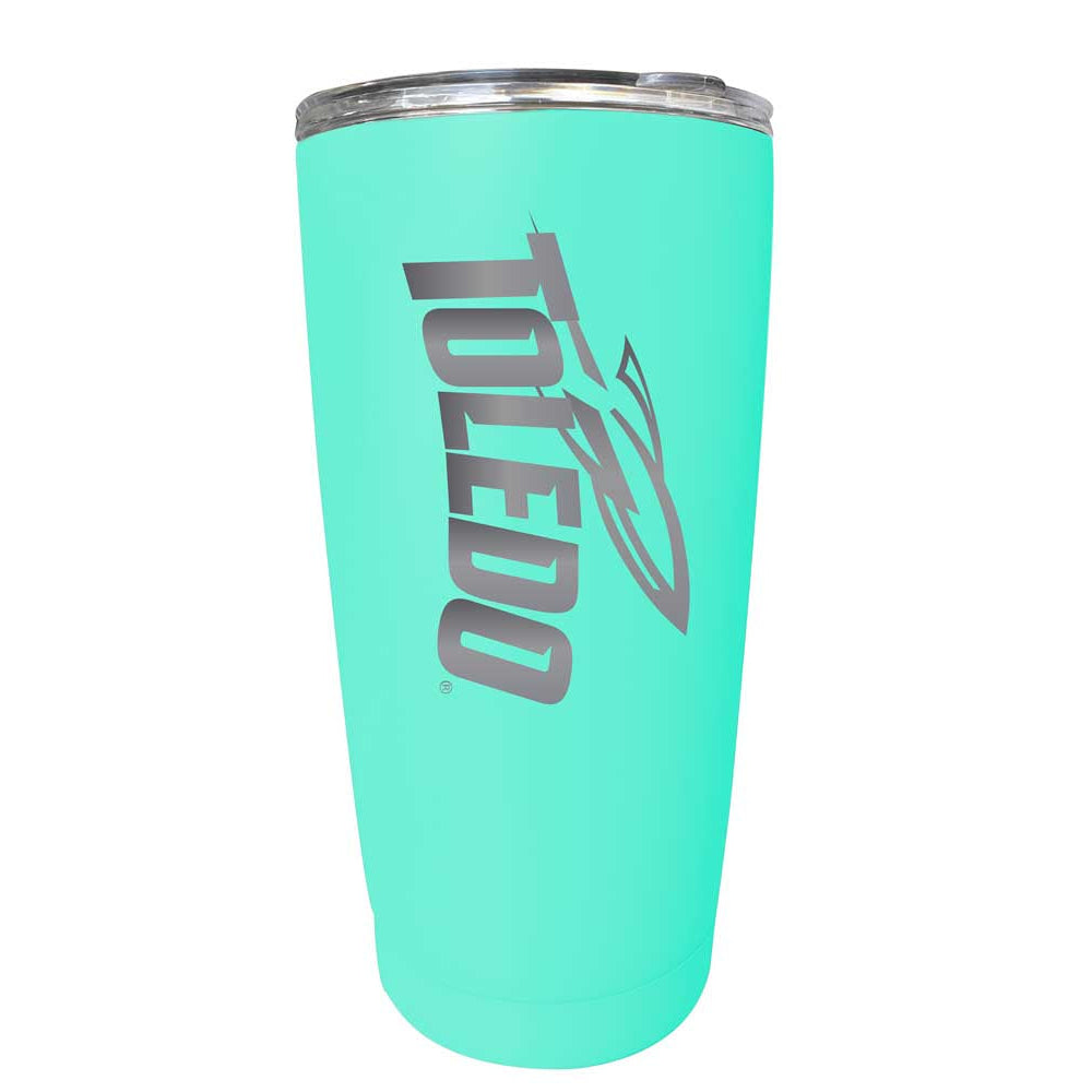 Toledo Rockets NCAA Laser-Engraved Tumbler - 16oz Stainless Steel Insulated Mug Choose Your Color Image 2