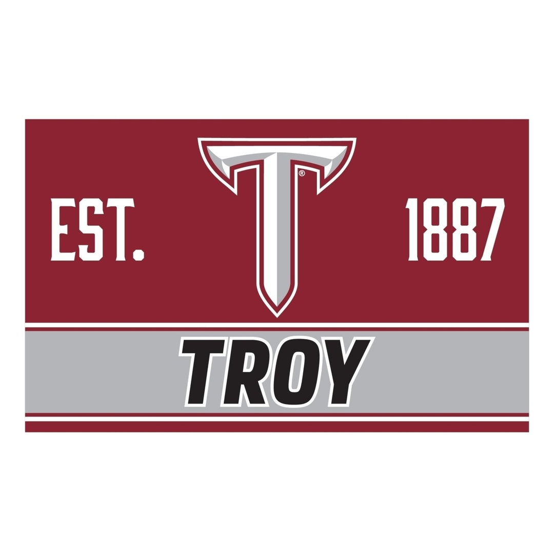 Troy University Wood Sign with Frame Image 1