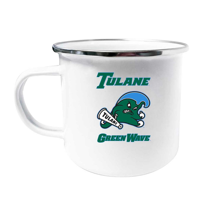 Tulane University Green Wave NCAA Tin Camper Coffee Mug - Choose Your Color Image 2