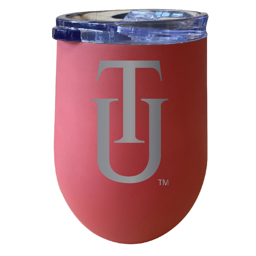 Tuskegee University NCAA Laser-Etched Wine Tumbler - 12oz Stainless Steel Insulated Cup Image 2