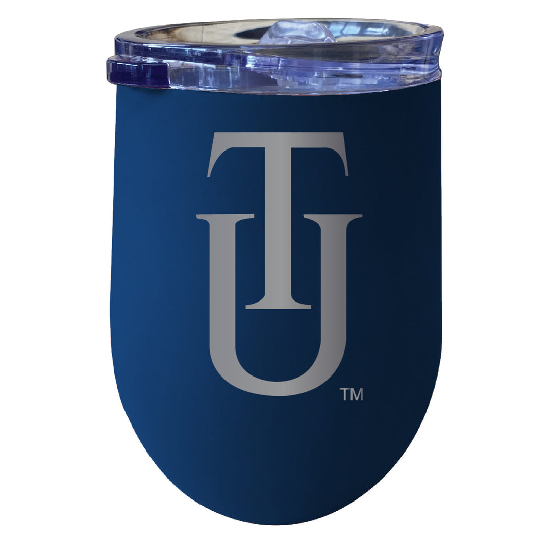 Tuskegee University NCAA Laser-Etched Wine Tumbler - 12oz Stainless Steel Insulated Cup Image 3