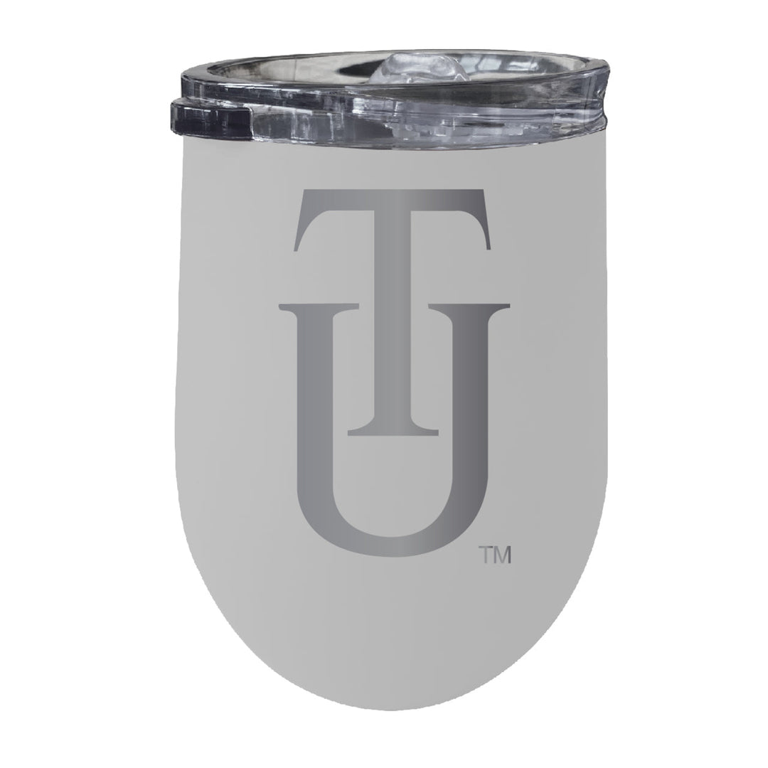 Tuskegee University NCAA Laser-Etched Wine Tumbler - 12oz Stainless Steel Insulated Cup Image 4