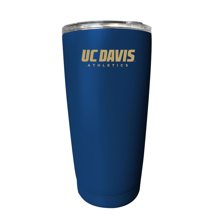 UC Davis Aggies NCAA Insulated Tumbler - 16oz Stainless Steel Travel Mug Choose Your Color Image 1