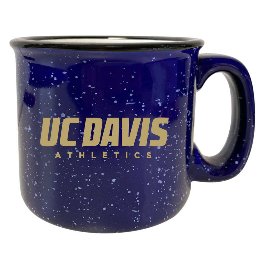 UC Davis Aggies Speckled Ceramic Camper Coffee Mug - Choose Your Color Image 1