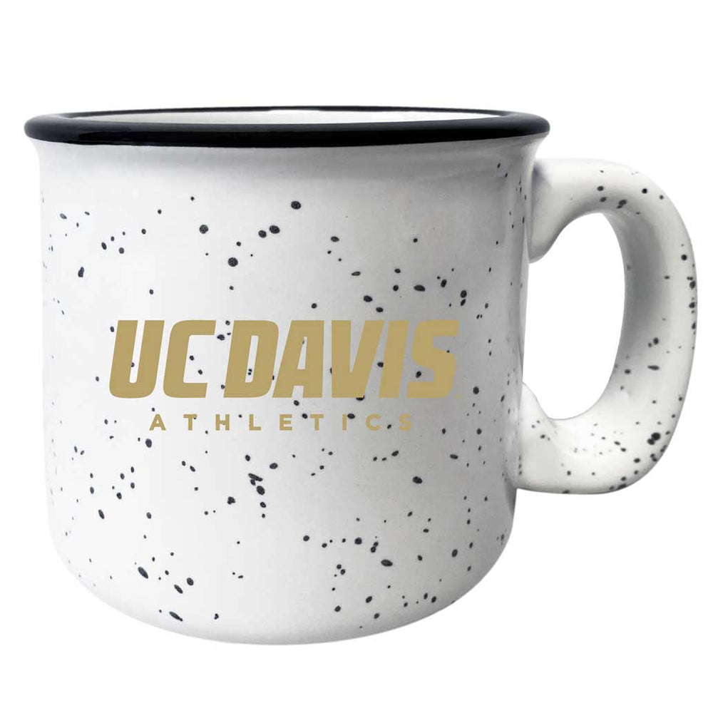 UC Davis Aggies Speckled Ceramic Camper Coffee Mug - Choose Your Color Image 2