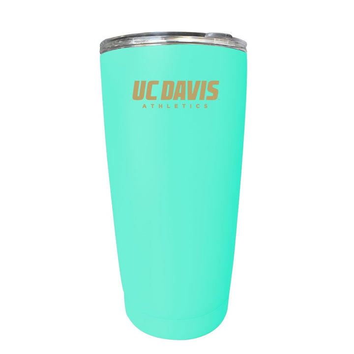 UC Davis Aggies NCAA Insulated Tumbler - 16oz Stainless Steel Travel Mug Choose Your Color Image 3