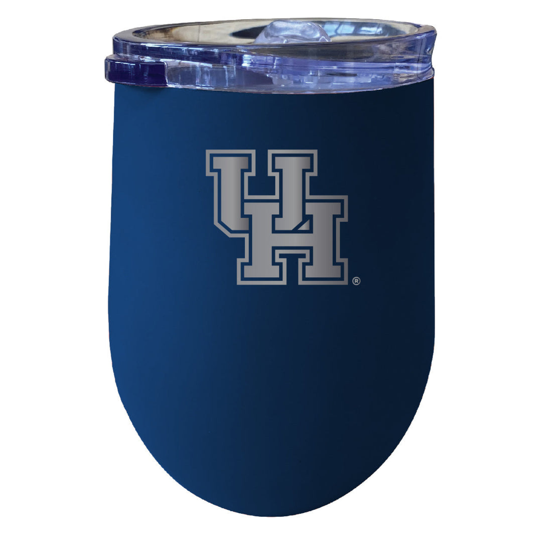 University of Houston 12 oz Etched Insulated Wine Stainless Steel Tumbler - Choose Your Color Image 3