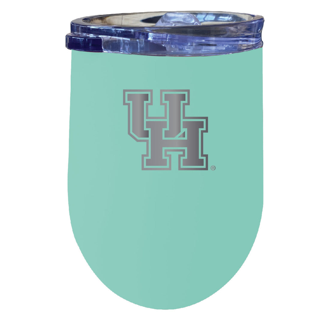 University of Houston 12 oz Etched Insulated Wine Stainless Steel Tumbler - Choose Your Color Image 4