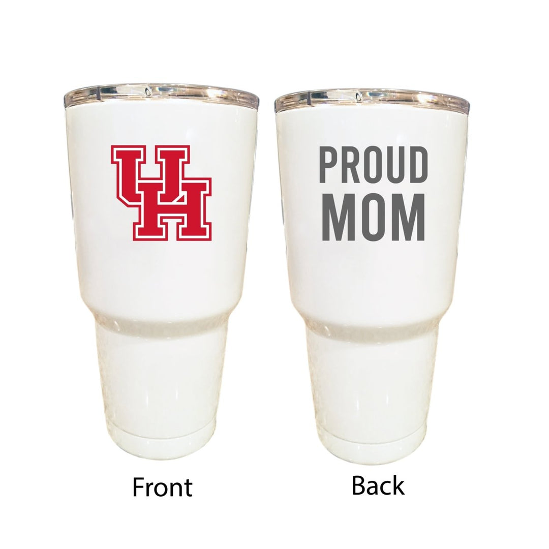 University of Houston Proud Dad 24 oz Insulated Stainless Steel Tumblers Choose Your Color. Image 1