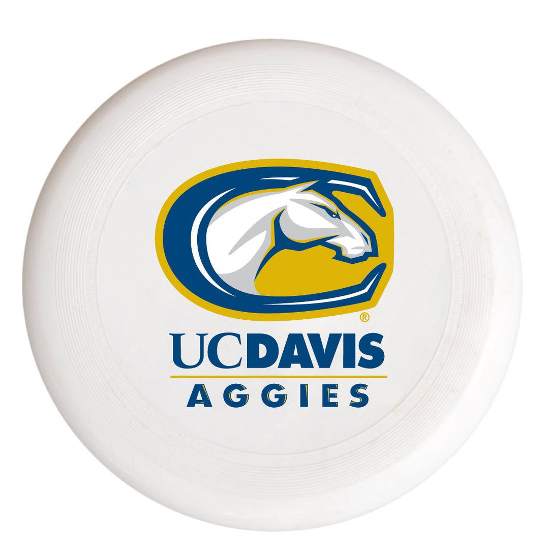 UC Davis Aggies NCAA Licensed Flying Disc - Premium PVC 10.75 Diameter Perfect for Fans and Players of All Levels Image 1