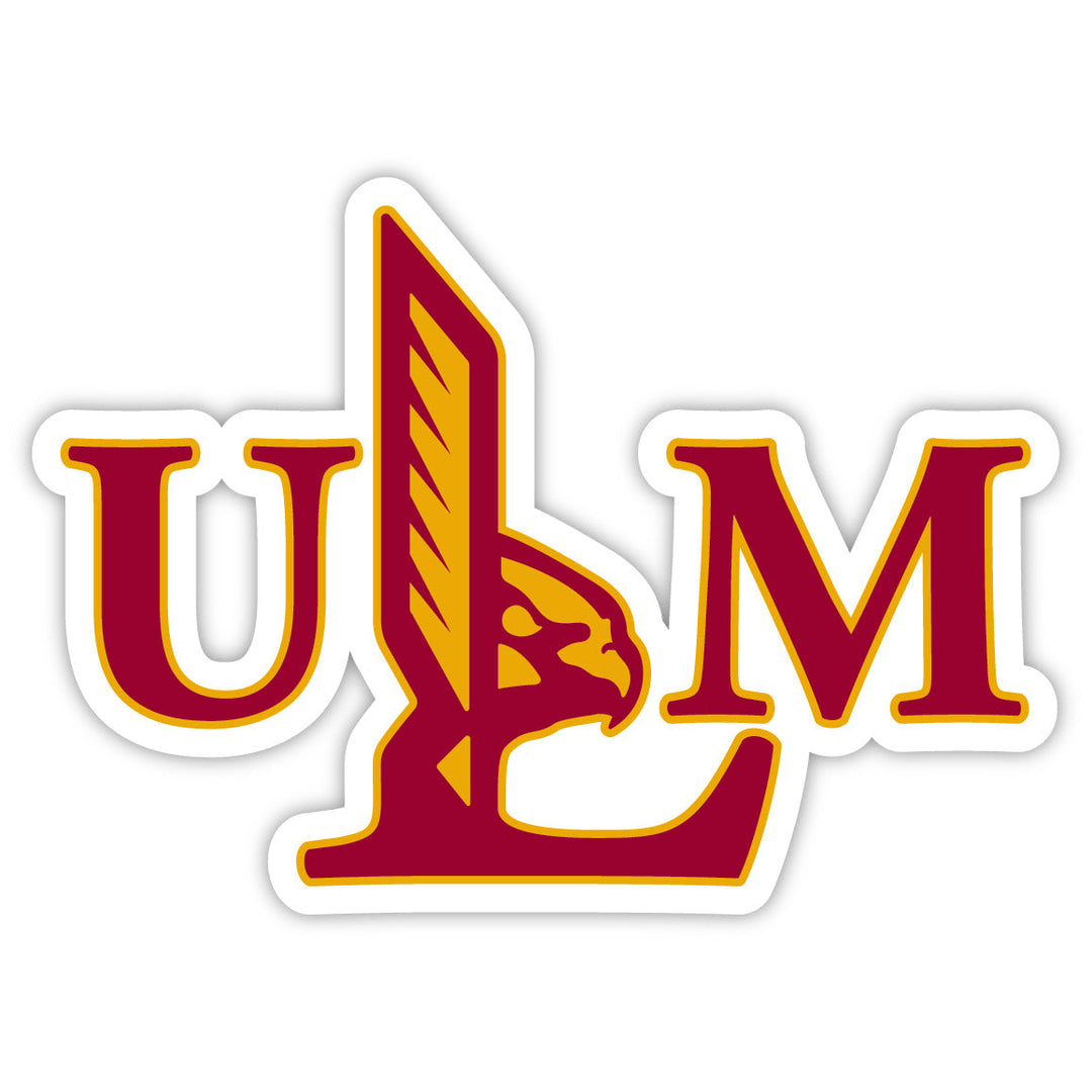 University of Louisiana Monroe 2-Inch Mascot Logo NCAA Vinyl Decal Sticker for Fans Students and Alumni Image 1